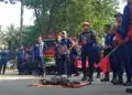 TINGKATKAN KETERAMPILAN -- Badan Penanggulangan Bencana Daerah (BPBD) Kota Tangerang, kembali menggelar Fire Fighter Skill Challenge Competition, di halaman Stadion Benteng Reborn, Jalan TMP Taruna, Kota Tangerang, Sabtu (29/8/2026). (ISTIMEWA)