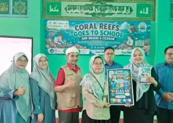 EDUKASI TERUMBU KARANG - FPTK Banten beserta jajaran terkait, menggelar edukasi Terumbu Karang melalui program Coral Reefs goes to School. (ISTIMEWA)