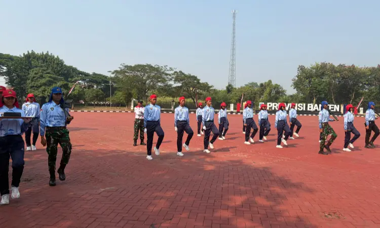 50 Paskibraka Provinsi Banten Lakukan Pelatihan Intensif, Siap Kibarkan Bendera Merah Putih