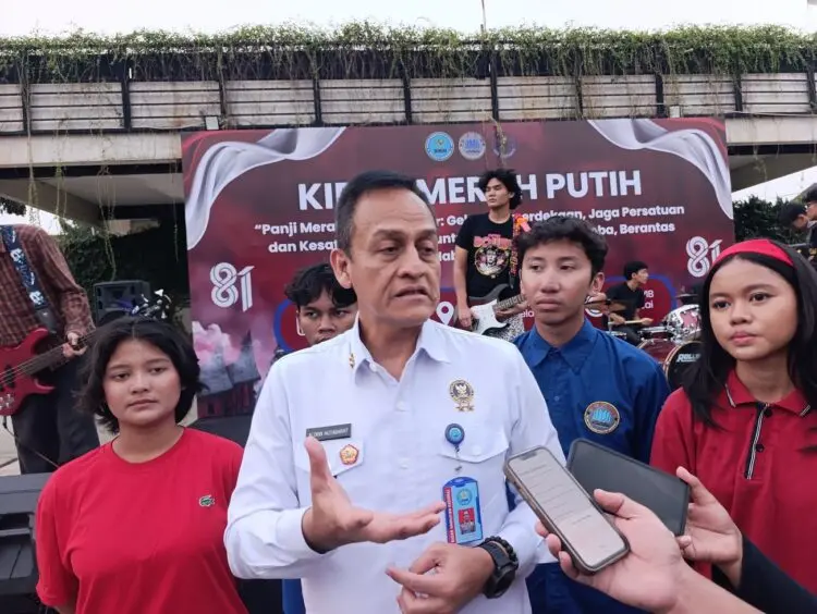 Kirab Merah Putih di Tangsel, BNN Ingatkan Peredaran Narkotika Cair Lewat Vape