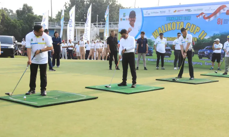 Turnamen Golf Wali Kota Cup II Semarakkan HUT RI ke-81 dan Jadi Ajang Persiapan Porprov Banten