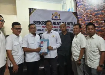 Robby Sumantri Resmi Daftar Calon Ketua Kadin Lebak