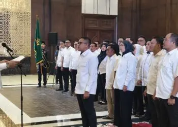 Robby Sumantri Jayabaya Resmi Pimpin Kadin Lebak