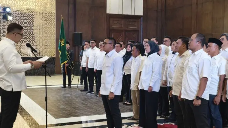 Robby Sumantri Jayabaya Resmi Pimpin Kadin Lebak
