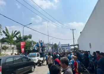PT Indomarco di Lebak Didemo Buruh