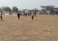 Laga Bola POR Antar Pegawai Polresta Tangerang vs DLHK Kabupaten Tangerang Ricuh