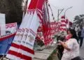 Jelang HUT Ke-81 RI, Pedagang Bendera di Tangerang Mengeluh Sepi