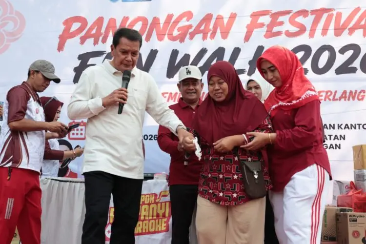 Semarak HUT RI ke-81, Ribuan Warga Panongan Tumpah Ruah Ikuti Fun Walk