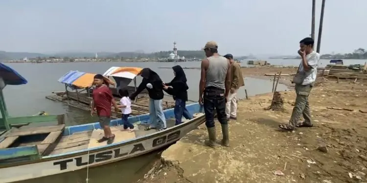 Air Bendungan Karian Surut, Kampung Somang di Lebak "Hidup Lagi"