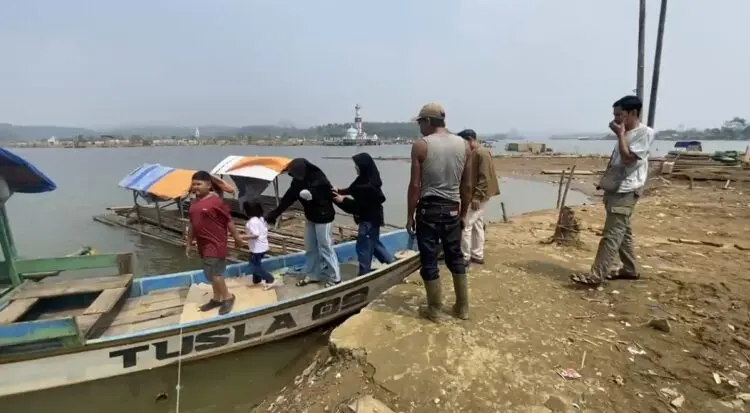 Air Bendungan Karian Surut, Kampung Somang di Lebak "Hidup Lagi"