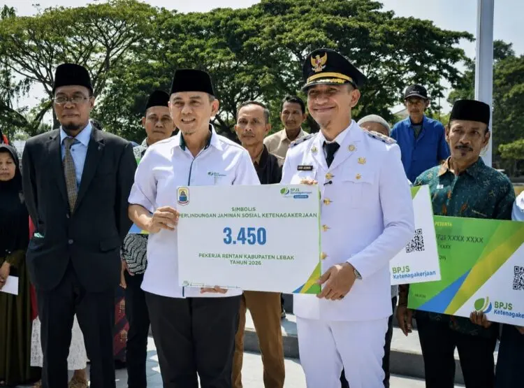 3.450 Pekerja Rentan di Lebak Dapat Jaminan