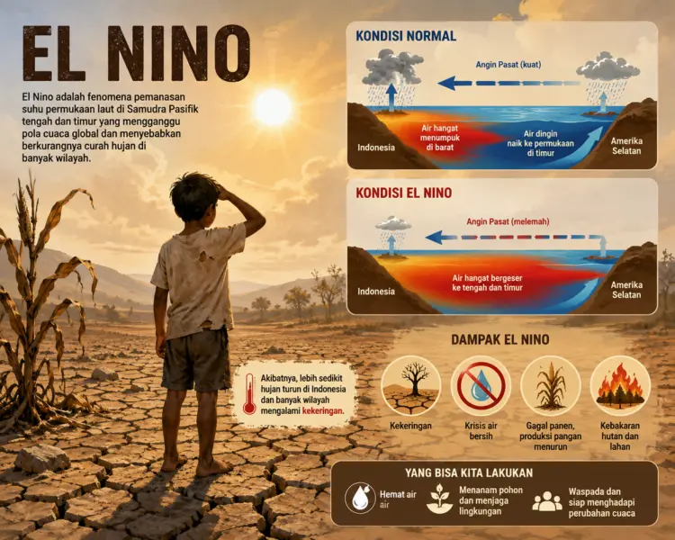 Pemerintah Diminta Percepat Mitigasi Potensi Dampak El Nino