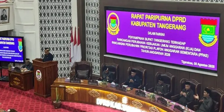 DPRD Kabupaten Tangerang Bahas Perubahan KUA-PPAS 2026, Pendapatan Daerah Naik Rp466,37 Miliar