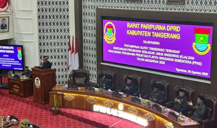 DPRD Kabupaten Tangerang Bahas Perubahan KUA-PPAS 2026, Pendapatan Daerah Naik Rp466,37 Miliar