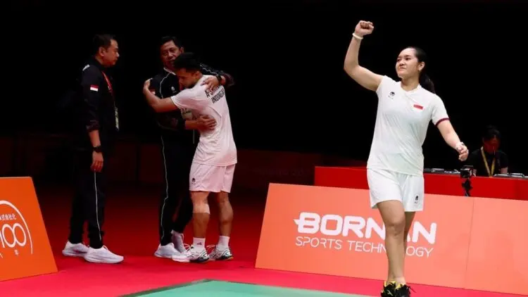Tangis Haru Iringi Amri/Nita ke Final Asian Games