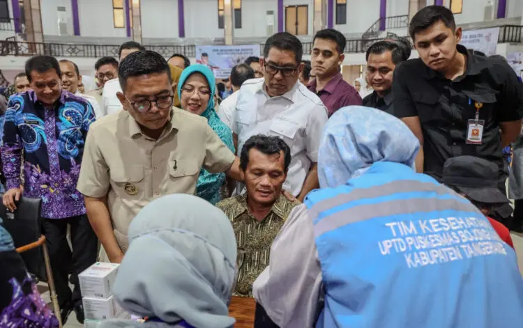 Tiga Tahun Tak Periksa Kesehatan, Fajar Manfaatkan CKG Pemprov Banten di Kecamatan Curug