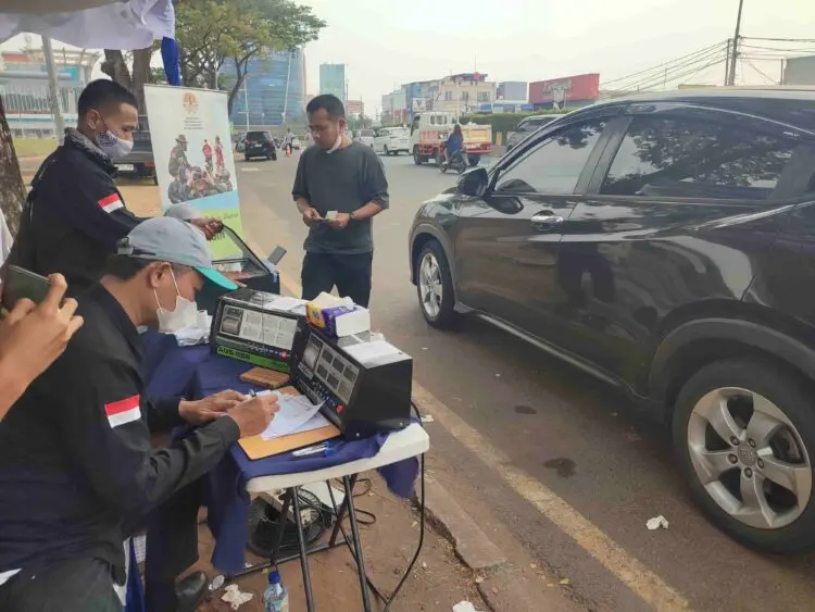 DLH Tangsel Gelar Uji Emisi Gratis, Targetkan 500 Kendaraan Per Hari