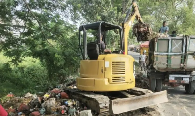 TPS Liar Cirabit Lebak Dibersihkan