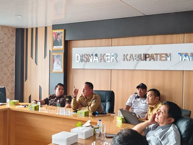 Disnaker Kabupaten Tangerang Matangkan Pembentukan Tim Deteksi Dini Kerawanan Ketenagakerjaan