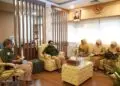 AUDIENSI -- Bupati Pandeglang Raden Dewi Setiani beserta jajarannya, menyampaikan usulan program ke Bapanas dan Kementan. (ISTIMEWA)