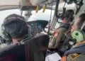 MELAKUKAN PENCARIAN : Tim SAR gabungan, melakukan pencarian menggunakan Helikopter HR 3604. (ISTIMEWA)