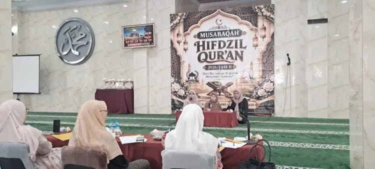 MUSABAQAH HIFDZIL QUR'AN -- Madrasah Al-Qur’an (MQ) Masjid Nurul Musthofa Permata Safira Regency, menggelar Musabaqoh Hifdzil Qur’an ke-2 tahun 2026. (ISTIMEWA)