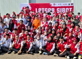 PERKUAT SIBAT -- Palang Merah Indonesia (PMI) Provinsi Banten, terus memperkuat kesiapsiagaan masyarakat dalam menghadapi potensi bencana melalui pembentukan relawan Siaga Bencana Berbasis Masyarakat (SIBAT) di setiap desa. (ISTIMEWA)