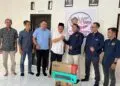 BANGUN KOLABORASI -- Jajaran anggota Fraksi Partai Demokrat DPRD Kabupaten Pandeglang, membangun sinergitas dan kolaborasi dengan wartawan, Rabu (16/9/2026). (ISTIMEWA)
