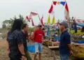 AKTIVITAS NELAYAN -- Kondisi pendangkalan saluran Sungai Ciwaka di Desa Kubang Puji, Kecamatan Pontang, Kabupaten Serang, mulai menjadi persoalan serius bagi aktivitas nelayan. (ISTIMEWA)