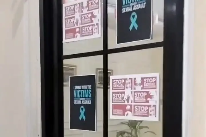 Dugaan Pelecehan Seksual di Satpol PP Kabupaten Tangerang, Poster “I Stand With The Victims” Bermunculan