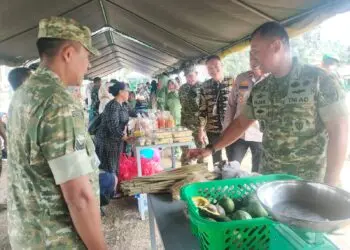 BAZAR MURAH - Dalam rangka menyemarakkan peringatan Hari Ulang Tahun (HUT) ke-81 Tentara Nasional Indonesia (TNI) Tahun 2026, Kodim 0601/Pandeglang menggelar kegiatan Bazaar Kodim 0601/Pandeglang, yang berlangsung selama dua hari, mulai tanggal 22 hingga 23 September 2026, bertempat di Lapangan Makodim 0601/Pandeglang. (ISTIMEWA)