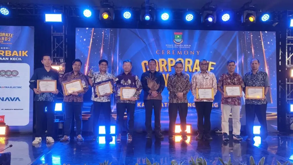 Corporate Awards 2026 Kabupaten Tangerang, Ini Daftar 29 Perusahaan Penerima Penghargaan