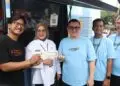 PELUNCURAN QRIS SAMLING : Kepala Bapenda Provinsi Banten, Berly Rizki Natakusumah (tengah), mengikuti peluncuran QRIS Samling. (ISTIMEWA)