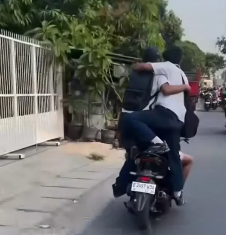 4 Pelajar SMP Berboncengan Satu Motor di Ciputat Timur, Diwajibkan Ikut Saka Bhayangkara