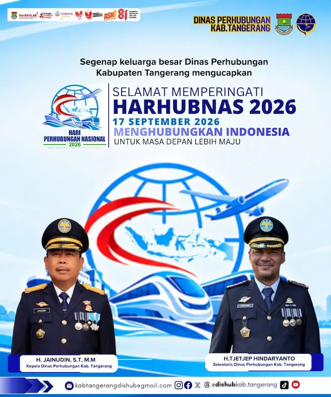 Selamat Memperingati HARHUBNAS 2026 DinHub Kab Tangerang
