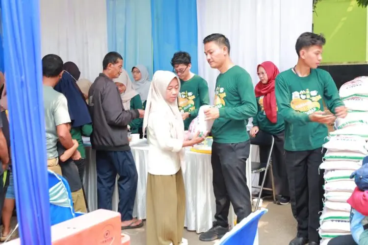 Gerakan Pangan Murah di Tigaraksa, Beras 5 Kg Disubsidi Jadi Rp24.500