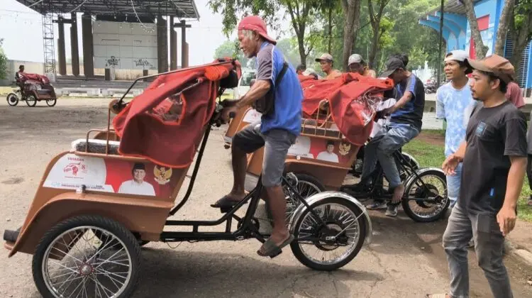 200 Unit Becak Listrik Bantuan Presiden untuk Warga Lebak, Dilarang Jual