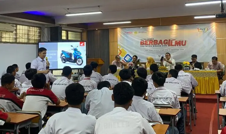 Astra Honda Berbagi Ilmu Dorong Talenta Vokasi Hadapi Perkembangan Teknologi Otomotif