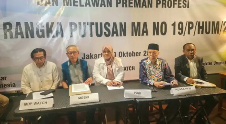 MGBKI dan Ahli Hukum Kesehatan Desak Pemerintah Patuhi Putusan MA Terkait PP 28/2024