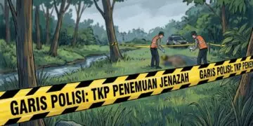 Warga Kresek Geger, Temukan Pria Tewas Dalam Parit