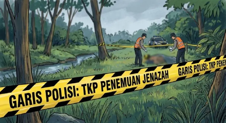 Warga Kresek Geger, Temukan Pria Tewas Dalam Parit