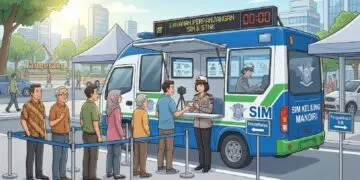 SIM Keliling Tangerang Kota Rabu 7 Oktober, Cek Lokasinya