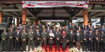 UPACARA -- Kegiatan upacara Peringatan Hari Kesaktian Pancasila, di Alun-alun Pandeglang, Kamis (1/10/2026). (ISTIMEWA)