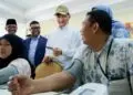 MENINJAU CKG : Gubernur Banten Andra Soni, meninjau pelaksanaan CKG di Rumah Sakit Umum Pusat (RSUP) Sitanala, Kota Tangerang, Senin (5/10/2026) kemarin. (ISTIMEWA)