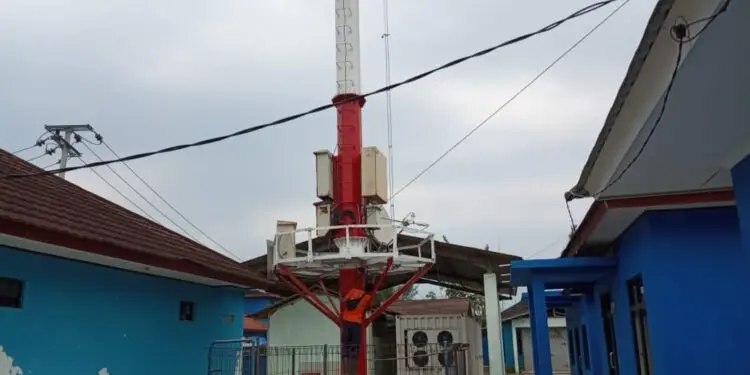 SIRINE TSUNAMI : Sirine tsunami terpasang di Kecamatan Labuan, Kabupaten Pandeglang, Senin (12/10/2026). Alat tersebut akan dibunyikan, apabila terjadi tsunami di Selat Sunda. (ISTIMEWA)