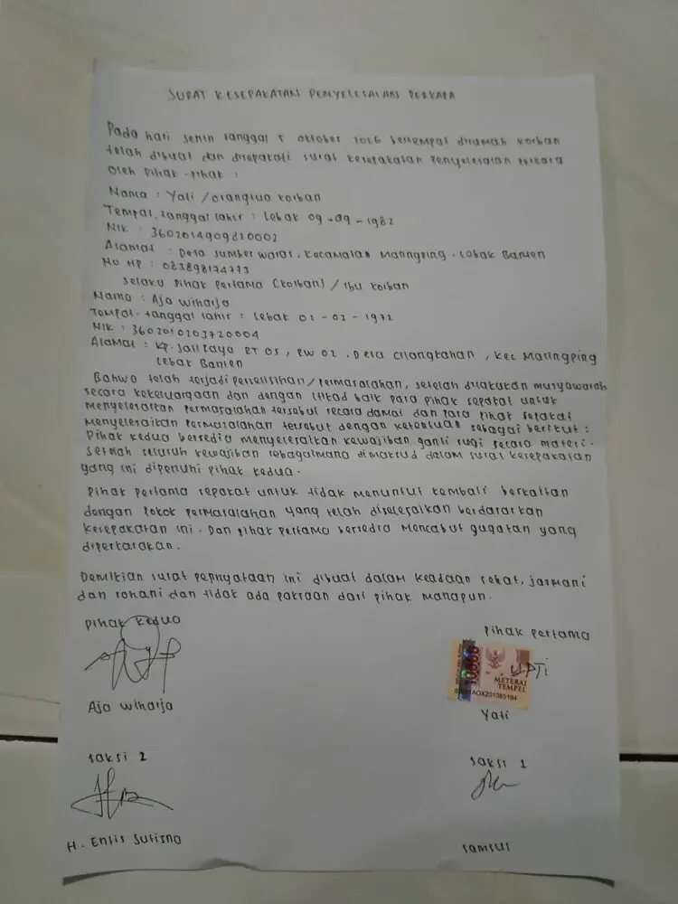 Surat Damai Beredar, Polisi Tegaskan Kasus Dugaan Pelecehan Anak di Malingping Berlanjut