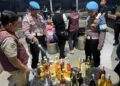 Polda Banten Periksa 70 Pengunjung THM, Amankan 914 Botol Miras