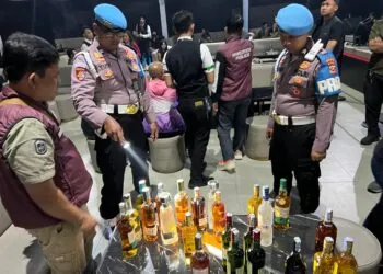 Polda Banten Periksa 70 Pengunjung THM, Amankan 914 Botol Miras