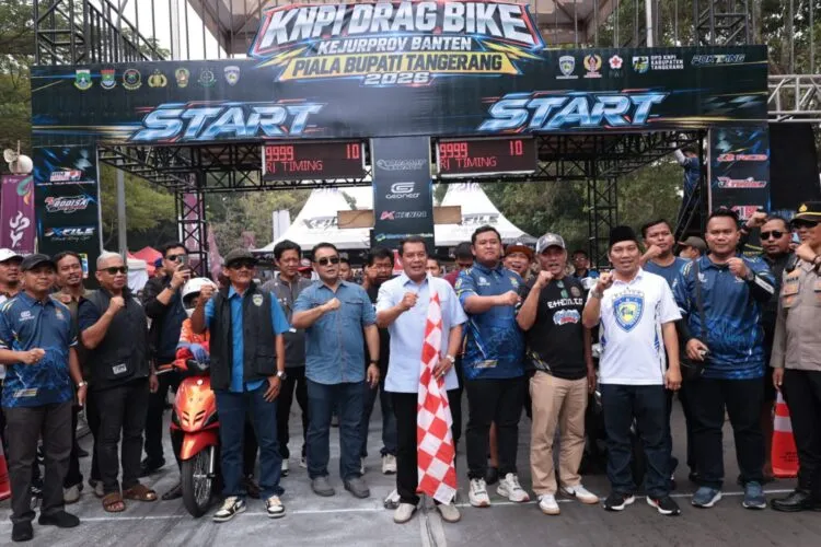 Bupati Tangerang Dukung KNPI Drag Bike, Ajak Pemuda Tinggalkan Balap Liar