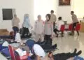 Anggota Polres Lebak Donor Darah untuk Kemanusiaan